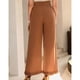thumbnail image 2 of Women Flared Trousers, Loose Women High Waist Slim Flared Pants Invisible Zipper Slim Fit For Work For Holiday, 2 of 6