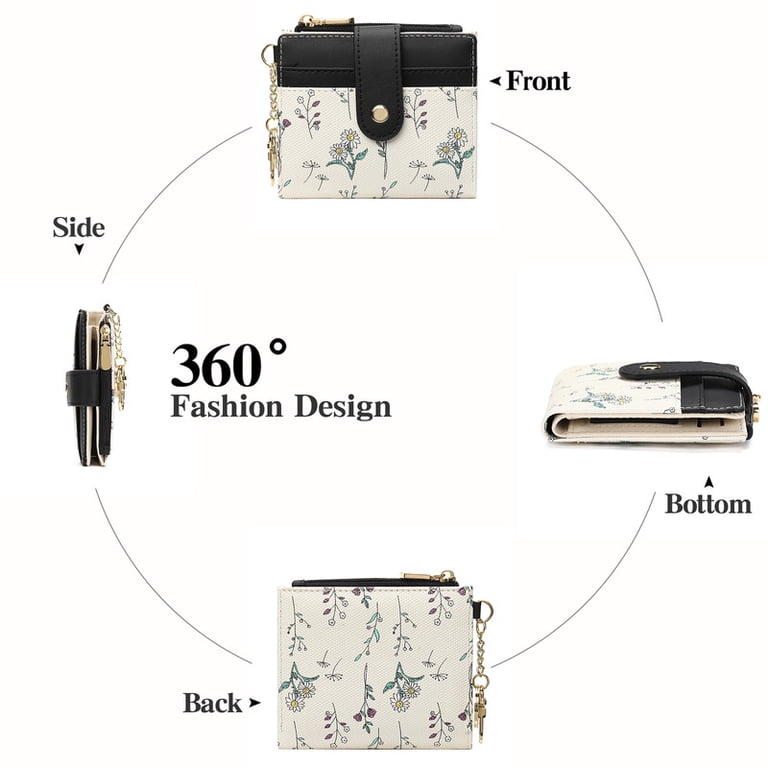 Gaekeao Small Women's Wallet, RFID Blocking Floral photo 2