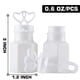 thumbnail image 4 of Botella de burbujas BYONEBYE Mini blanca con doble corazón, paquete de 150, 4 of 7