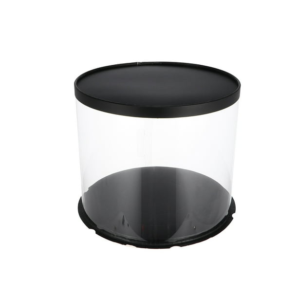 Plastic Cake Box Round Cake Packaging Boxes Transparent Organizer for