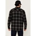 thumbnail image 4 of Brothers And Sons Men's Kent Plaid Print Long Sleeve Button-Down Shirt - BASFA24K35-BLK   US, 4 of 4