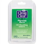 Johnson & Johnson Clean & Clear Morning Burst Oil Absorbing Sheets, 50 ea