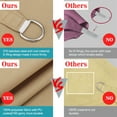 thumbnail image 6 of Sun Shade Sail Triangle Waterproof 6.5/10/12/16FT Outdoor Garden Patio Party Sunscreen Awing Triangle Canopy 98% UV Block with Free Rope, 6 of 7