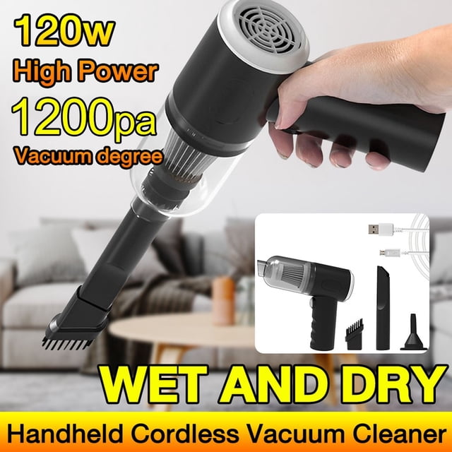 BUYISI Newest Sale Cordless Handheld Vacuum Cleaner Small Portable Car Auto Home Wireless Direct Replacement Car Accessories 1200Pa