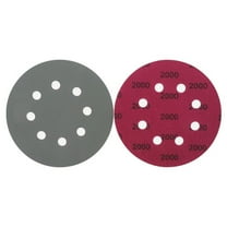 30Pcs 5 Inch 8 Hole Sanding Discs & Wet Dry Sandpaper 400- Grit
