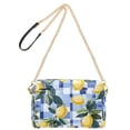 thumbnail image 2 of FORMRS Women Crossbody Purse with Chain Strap Vegan Leather Shoulder Handbag, Cartoon Lemon Leaves, 2 of 7