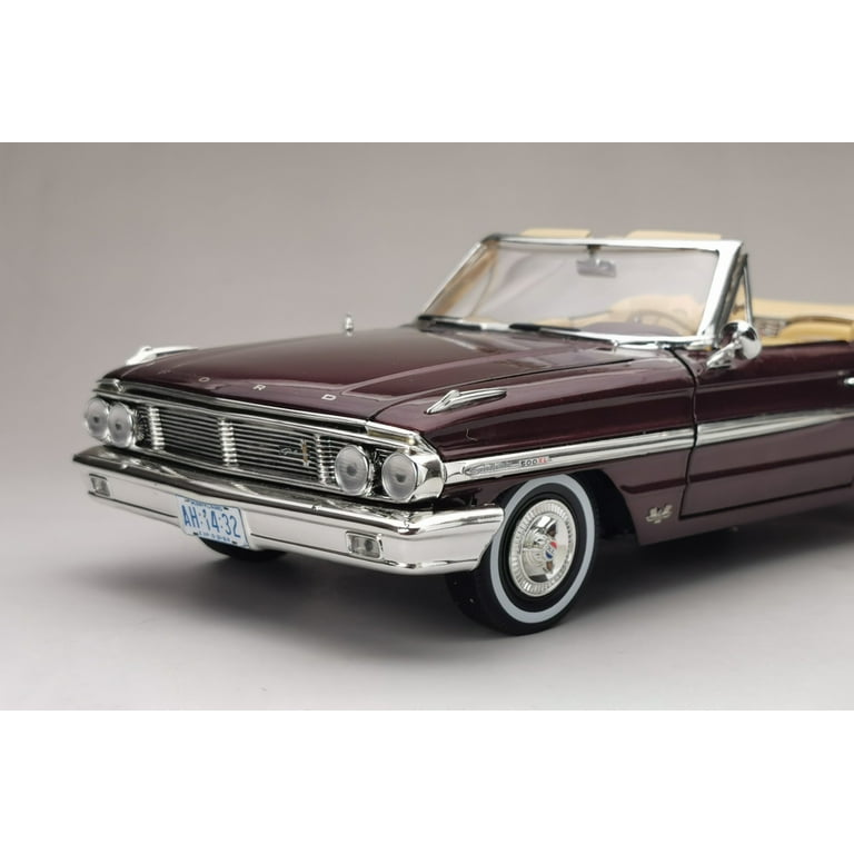 1964 Ford Galaxie 500/XL Open Convertible, Vintage Burgundy - Sun