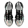 thumbnail image 6 of 2024 Snowman Christmas Tree Elk Women Or Men Lace Up Flat Sneakers Female Mesh Walking Footwear, 6 of 8