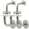 thumbnail image 1 of Raindrops 5Pcs Stair Riser Brackets Strong Support Made of Stainless Steel for Builders, 1 of 7