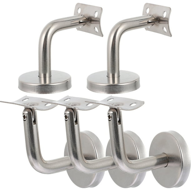 Soporte de barandilla de acero inoxidable de 5 piezas Soporte de acero inoxidable para cubierta de escalera