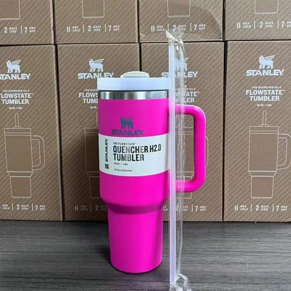 40oz Stanley Stainless Steel Car Cup With Handle Insulated Travel Mug