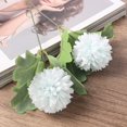 thumbnail image 4 of Muellery Artificial Flowers Chrysanthemum Silk Flower 2 Branches Chrysanthemum Ball Sky TP1A106758, 4 of 7