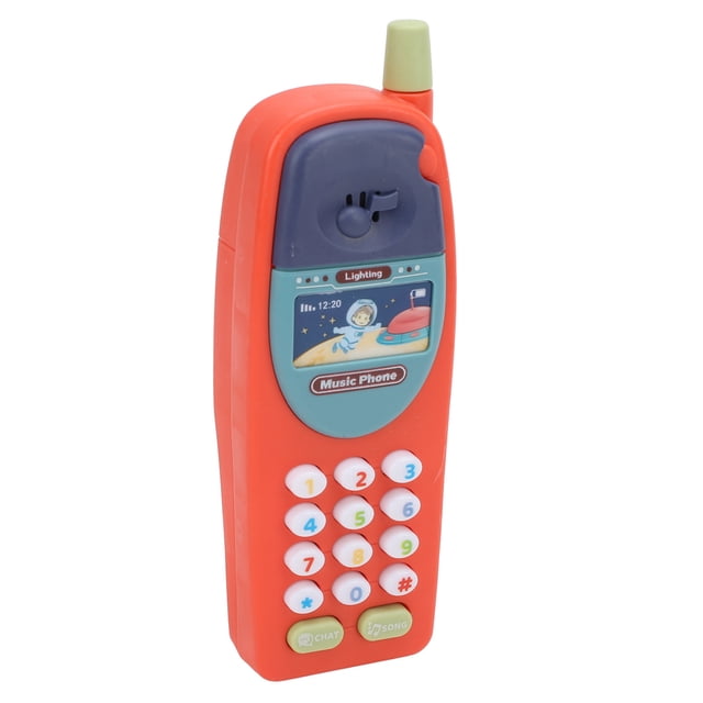 Baby Learning Educational Phone Teléfono De Juguete De Plástico Para Niños Pequeños Con Simulación De Música Relajante Para La Educación Temprana