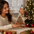 thumbnail image 6 of Glowing Christmas Story Star Shaped Decor,Light-Up Mini Holiday Scene Ornament with Warm LED Light,Festive Keepsake Hanging Pendant for Christmas Tree,Home And Party Decoration(Christmas Tree), 6 of 6