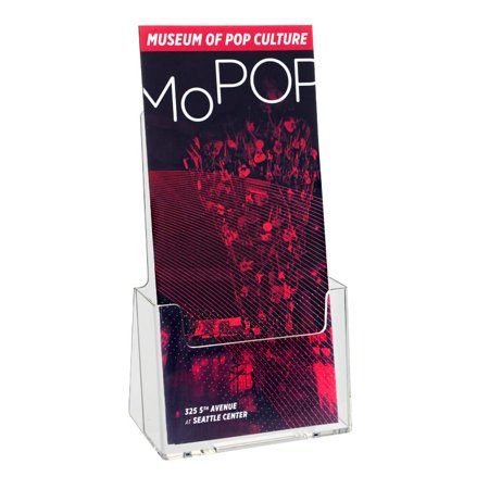 Premium Counter Top Trifold 4-Inch Wide Acrylic Brochure Holder