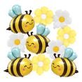 thumbnail image 1 of Kit 10 Globos Abeja Margarita Decoracion Cumpleaños Fiesta Xtellar amarillo, 1 of 4