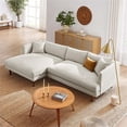 thumbnail image 2 of Modway Zoya 2-Piece Fabric Left-Facing Sectional Sofa in Heathered Weave Ivory, 2 of 6