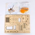 thumbnail image 4 of Vogacara Kit de telar, imaginación plegable, modelo de construcción cerebral, accesorio de punto doble, educación de madera, juguetes de Juguetes Educativos, 4 of 6