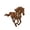 A, variant on Metal Horse Wall Art Rustic Western Farmhouse Decor Outdoor Garden Sculpture For Yard Living Room Bedroom Unique Gift
