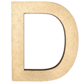 thumbnail image 1 of 22" Tall MDF Letter D | 1/8" Thick | Krafty Supply Letters | Arial | Wooden Letter, 1 of 4
