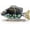 COLOR E, variant on ABPETE Fishing Lures, gill Swimbait - Slow-Sink Glide Bait for Largemouth Bass & Crappie, Lifelike Multi-Joint Lure with Corrosion-Resistant Hooks