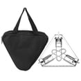 thumbnail image 4 of ANGGREK Outdoor Stove Bracket,Foldable Triangle Stand Cook,Foldable Gas Stove Pot Rack Bracket Canister Stand Fuel Grill Tripod Outdoor Folding Camping Accessory, 4 of 8