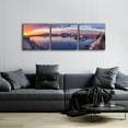 thumbnail image 3 of Epic Art 'Volcanic Sunset' by Darren White, Acrylic Glass Wall Art, 3 Piece Set, 72" x 24", 3 of 8