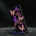 thumbnail image 6 of Feishell for iPhone 14 Pro 6.1 inch Slim Wallet Case with Fashion Colorful Pattern Painted,Luxury PU Leather Magnetic Flip Stand Card Slots Pocket Phone Case,Purple Flowers & Butterflies, 6 of 8