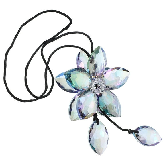 TAILTOSS Rear View Mirror Charm 1Piece Blue Crystal Car Pendant Elegant Design For Car Interior Decoration