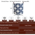 thumbnail image 2 of Cesto para Ropa Sucia 80 L Impermeable Plegable con Asa de Cuero para Familia Dormitorio Guardería, 2 of 7