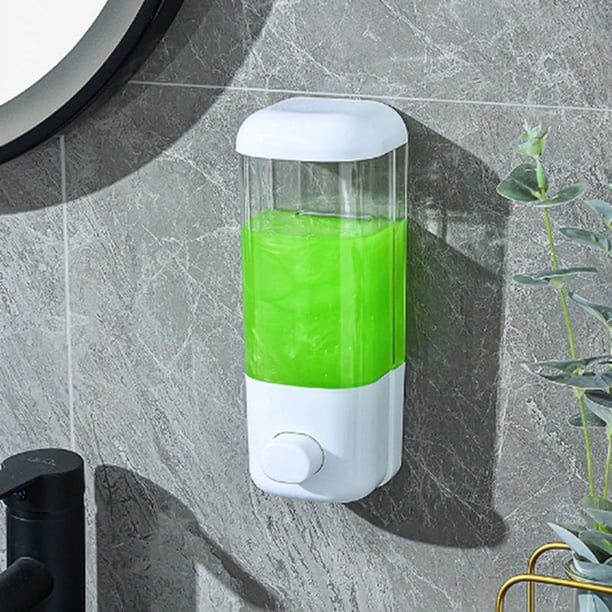 Dispensador de Jabón Líquido con Bomba de 500 Ml, Dispensador de Jabón Manual Resistente Al Agua, Dispensador de Líquido de Mano Multifunción para Baño