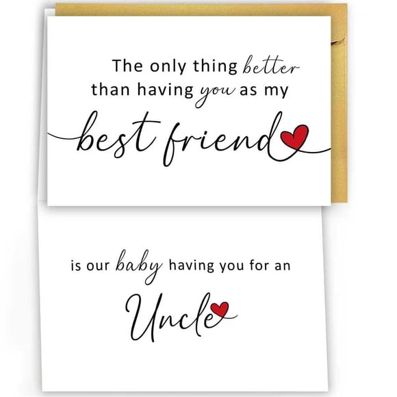 Tarjeta de anuncio de embarazo HCIU6YGQ para Best Friend Brother