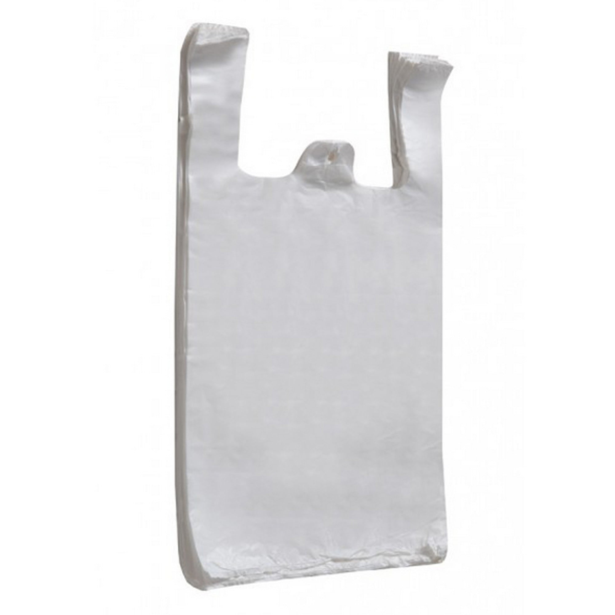 Vest Carrier Bags  1000 x 10x15x18 White Plastic Med