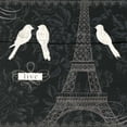 thumbnail image 2 of Adams, Emily 20x20 Black Ornate Wood Framed with Double Matting Museum Art Print Titled - Love Paris I, 2 of 4