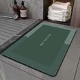 thumbnail image 1 of Alfombrilla de , alfombrilla de antideslizante, suave, alfombra de absorbente de agua, alfombrilla de de , alfombrilla de , Rectángulo Verde L Fernando alfombra de baño, 1 of 7