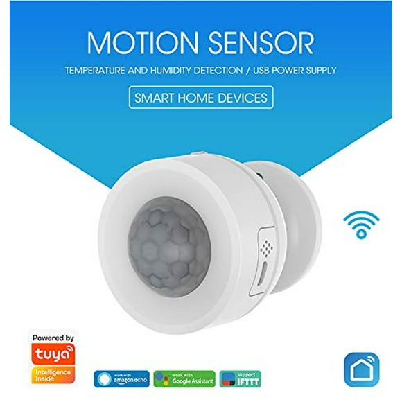 Sensores de movimiento PIR inteligentes: detector de movimiento WiFi c
