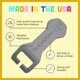 thumbnail image 5 of Asiento de coche Buckle Release Aid Bucklebee para niños, color gris, 5 of 7