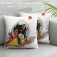 thumbnail image 3 of Autua Space Exploration Graphic Decorative Cushion Throw Pillow Cover for Home Couch Living Room Bed Sofa - Short Plush Pillowcase 1PC 18x18in, 3 of 5