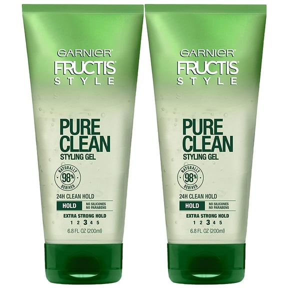 Pack of (2) Garnier Fructis Style Pure Clean Styling Gel, 6.8 Ounces