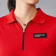 thumbnail image 3 of Porsche Motorsport Women's Polo Shirt Red, 3 of 4