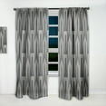 thumbnail image 2 of Designart 'Mimimal Monochrome Design III' Mid-Century Modern Curtain Panel, 2 of 5