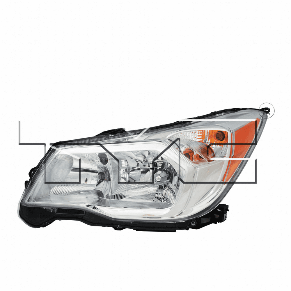 For Subaru Forester Headlight 2014 2015 2016 Passenger Side Halogen 2.5L Chrome Bezel For