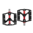 thumbnail image 1 of Greeniant Pedales de bicicleta de aluminio Pedales de bicicleta de carretera lubricados Pedales de ciclismo antideslizantes Pedal de bicicleta grande Pedal Ciclismo Greeniant OD003807-00, 1 of 1