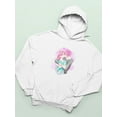 thumbnail image 3 of Manga Couple Shy Girlfriend Hoodie Women -Image by Shutterstock, Female Small, 3 of 4
