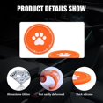thumbnail image 4 of Yazoeia Bling Paw Car Cup Holder Coaster, 2 PCS Non-Slip Auto Cup Coasters, Shiny Crystal Rhinestone Insert Decorative Cup Mat, Universal Vehicle Interior Accessories for Most Cars CJC912-115889, 4 of 6