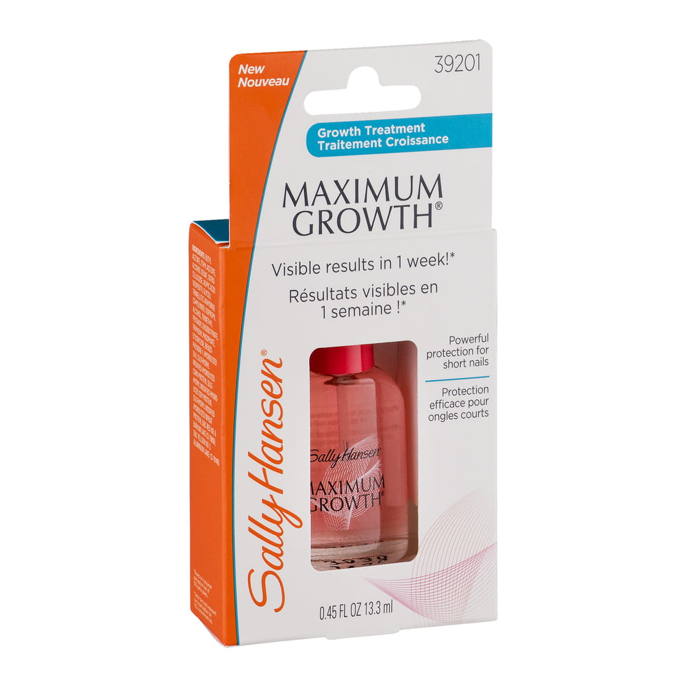 Sally Hansen Maximum Strength Nail Growth Treatment, Transparent Clear -  