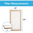 thumbnail image 6 of Filtrete 14x24x1 Air Filter, 3M MERV 5 HVAC AC Furnace Filter Replacement, 6-Pack (Actual Size 13.81x23.81x0.88 in), 6 of 6