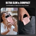 thumbnail image 7 of Allytechgroup for Google Pixel 10 Pro XL Protective Case with Magnetic Card Pocket & Kickstand, Shock-Absorbent PC+TPU Anti-Fingerprint Wireless Charging for Google Pixel 10 Pro XL, Pink, 7 of 7