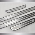 thumbnail image 2 of 4PCS Door Sill Protector for Toyota Tacoma 2011 2012 2013 2014 2015, Stainless Steel Front and Rear Door Car PedalKick Protection Car Door Sill Scuff Plate Guard Sills,Silver, 2 of 7