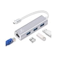 thumbnail image 1 of Adaptador HUB Usb Tipo C 3.1 Ethernet RJ45 Gigabit Ele-Gate FWTWL32TYPEC, 1 of 7